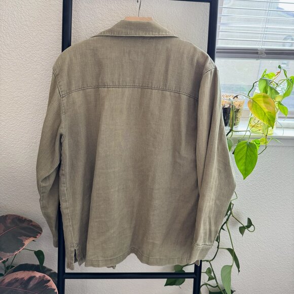 Vintage Military Army Green Shacket Size Small - Picture 4 of 4